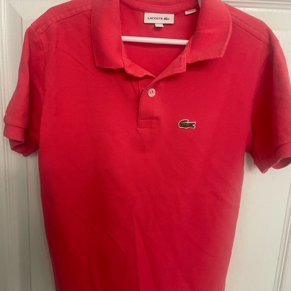 Lacoste kids pink  Polo Shirt